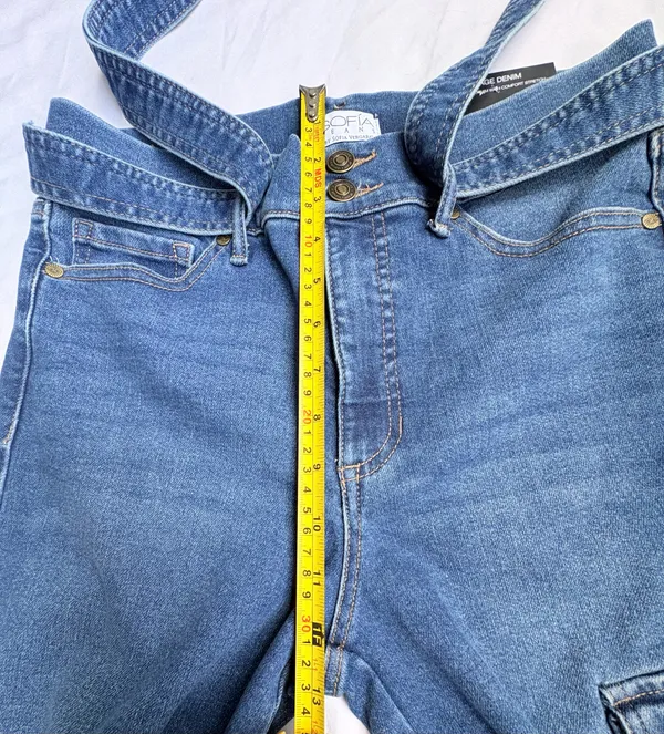 Sofia Jeans Sofia Vergara Margot Wide Leg Jeans Size 8 NWT Super High Rise - Image 8