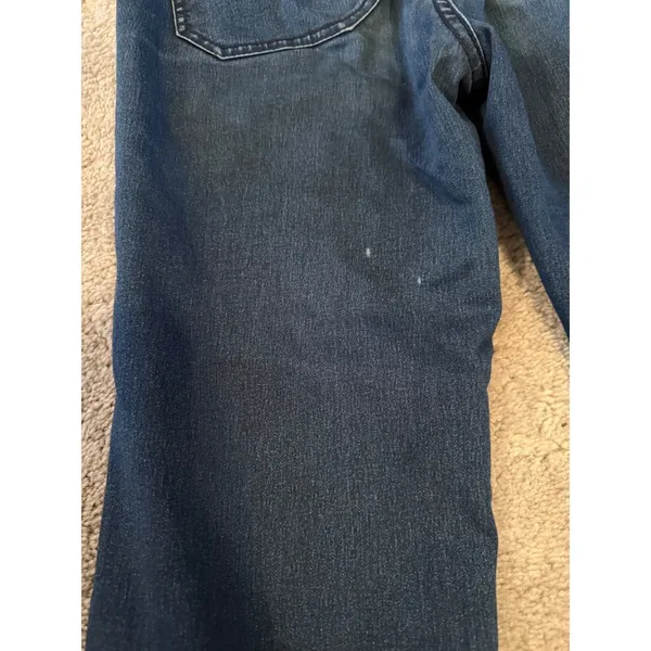 Free People High Rise Flare Jeans Dark‎ Wash Denim Women Size 27 - Image 7