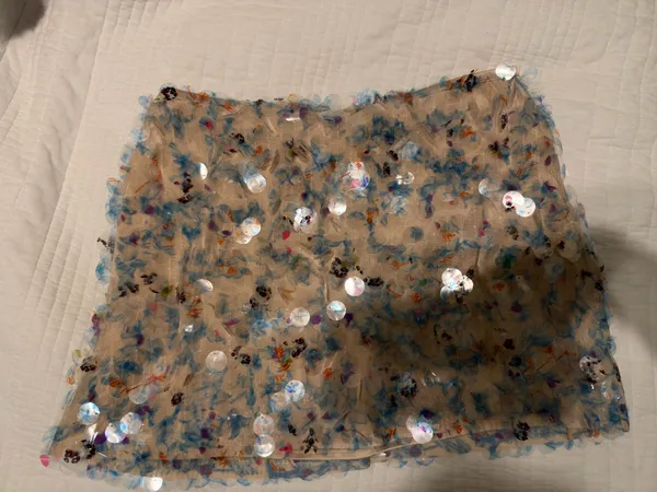 ZARA Sequin Skirt Mini - Image 2