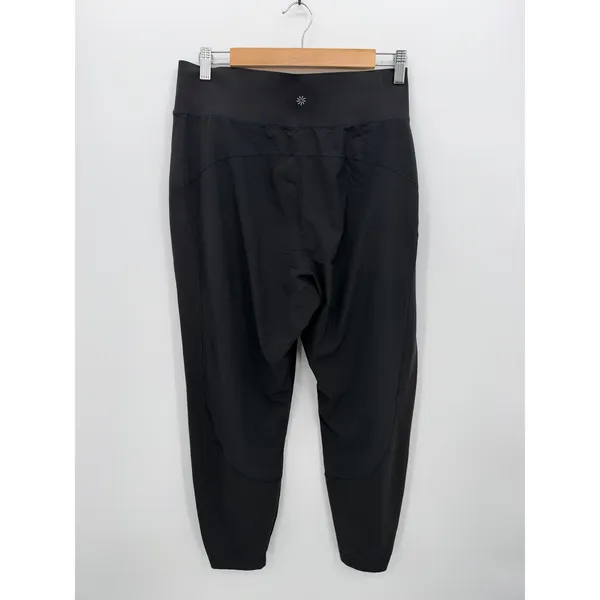 Athleta Run With It Pant Black Active Running Joggers Womens Size Large - Image 2