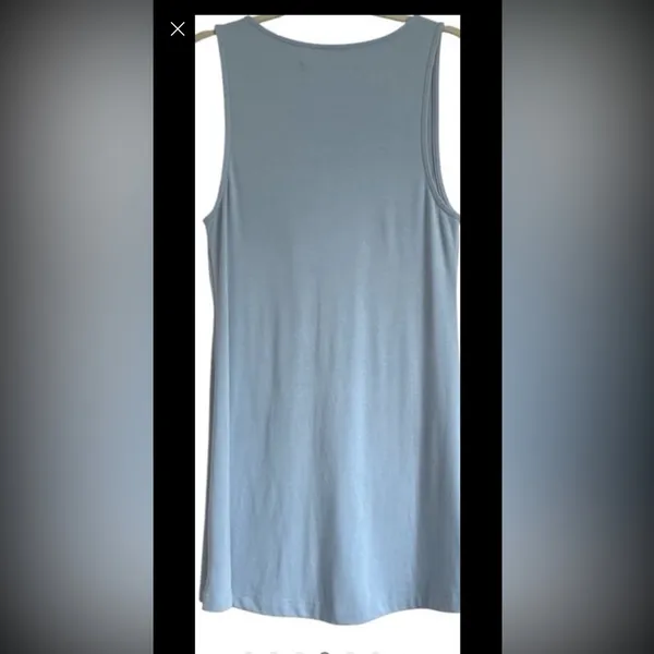 Free People Fp Beach Essential Blue Bell Mini Dress Size Medium - Image 5