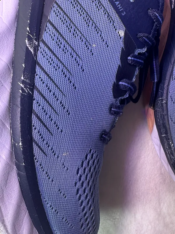 Hoka Arahi 3 Blue Navy Pink Women's Running Shoe - Image 6