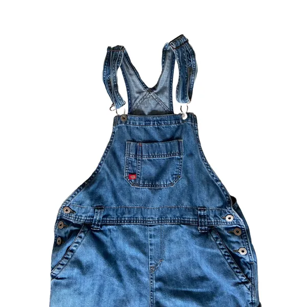 Navy blue denim overalls with a relaxed fit 🔥 - Image 2