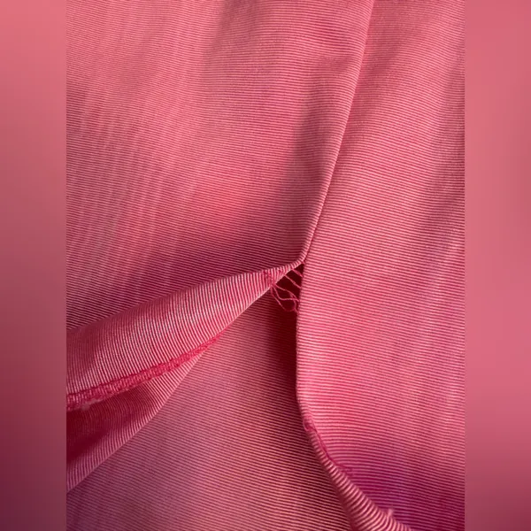 Vintage 60s pink peplum formal bridesmaid dress, size 7/8 - Image 11
