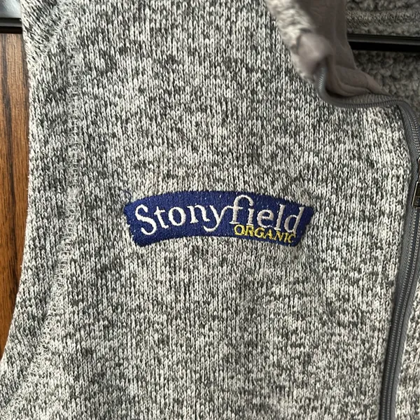 Patagonia Better Sweater Vest Company Logo Gray Fleece Women’s medium - Image 3