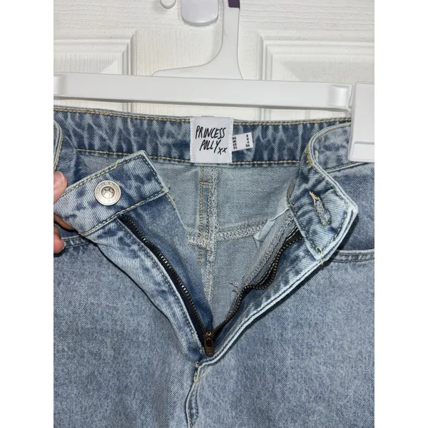 Princess Polly Light Wash Denim Maxi Skirt 4 Cottagecore Cowgirl Y2K Boho Grunge - Image 5