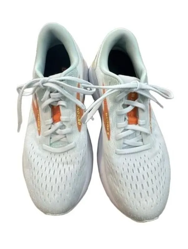 Brooks Ghost 16 Size 8.5 Light Blue Orange Running Shoes - Image 3