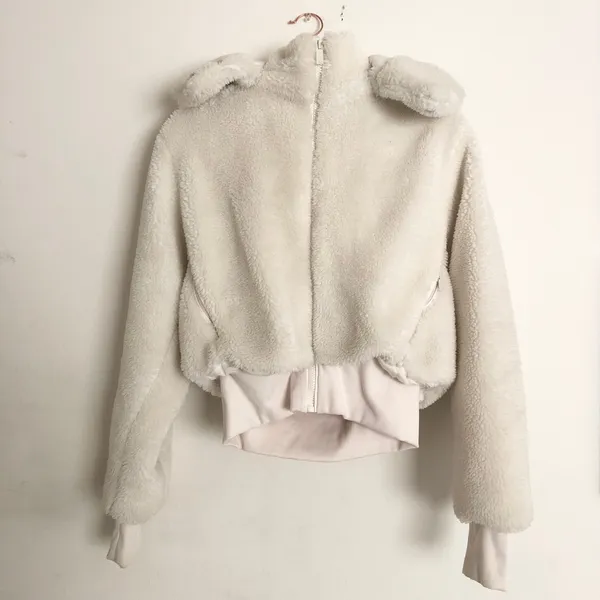Alo Yoga Alo Yoga Foxy Sherpa Jacket Ivory S - Image 2