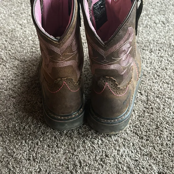 Hytest steel toe women’s cowboy boots‎ size 6.5 - Image 3