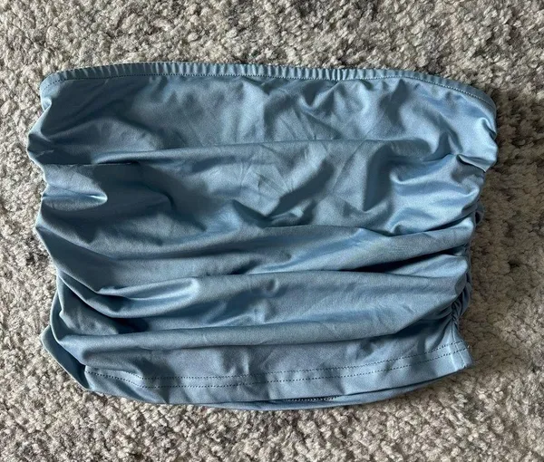 NWT Cider Ruched Strapless Top - Image 2