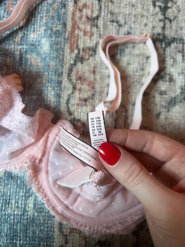 pink bra Size 34 B - Image 3