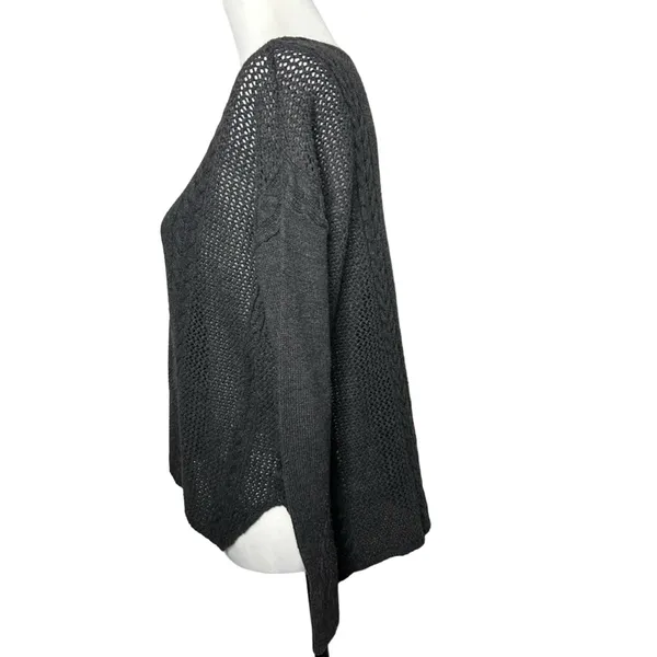 American Eagle  Dark Gray Sweater  Size Small - Image 2