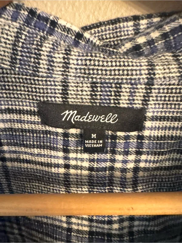 MADEWELL Flannel Westlake Button-Down Shirt - Image 3
