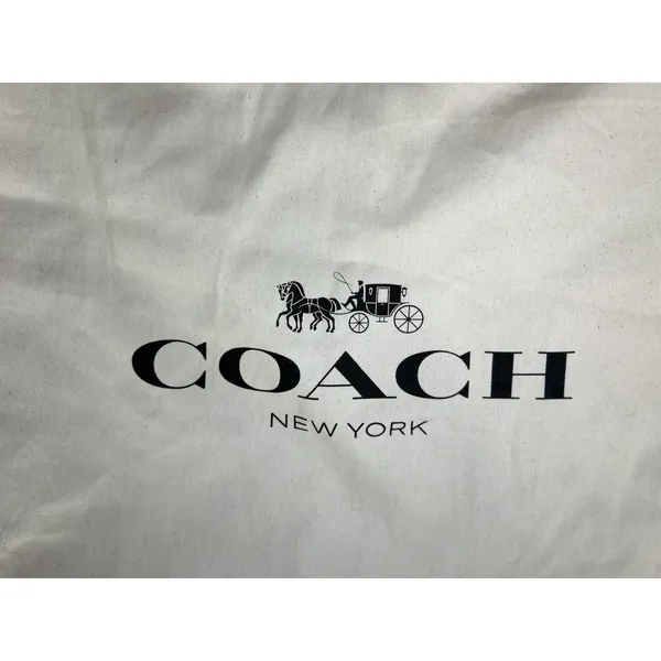 Coach New York Drawstring Dust Bag Purse Handbag Storage Cover 17 x 16 - Image 3