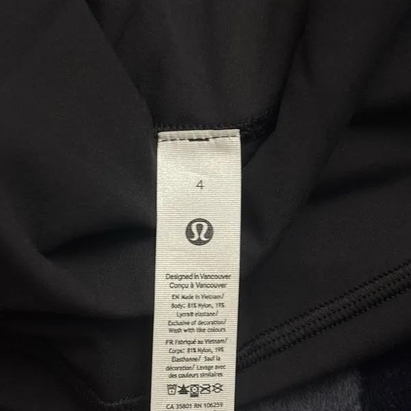 Lululemon Align High Rise Mini Flare Pant Regular Size 4 Color: Black New $128 - Image 3