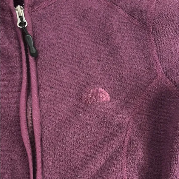 The North Face Purple Fleece Jacket - Image 3