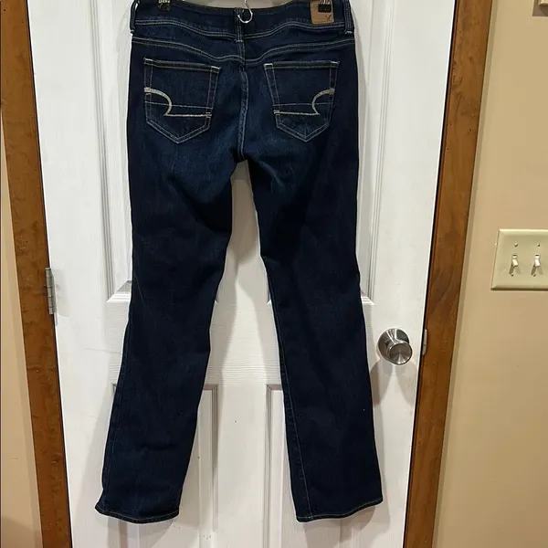 American Eagle Outfitters Flare Blue Denim Jeans - Image 5