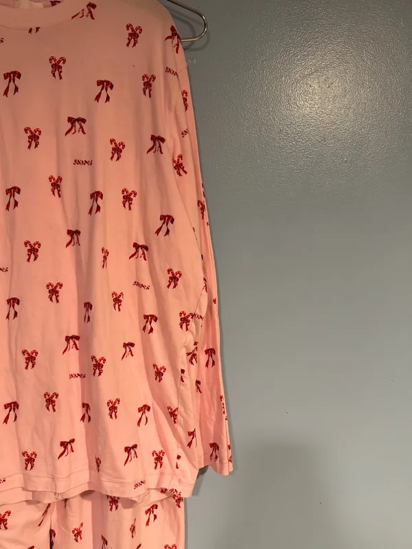 SKIMS Candy Cane Bow Pajama - Image 3