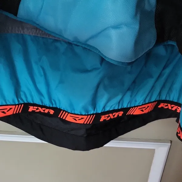 FXR Women's Ski & Snow Jacket in Black with Blue and Orange Accents - Image 6