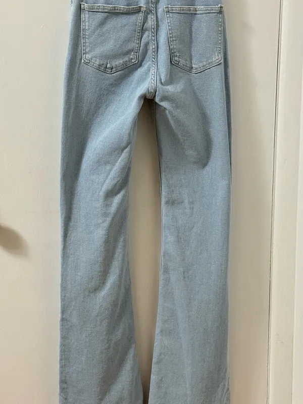 Zara Light Blue High-Rise Wide Leg Jeans NWT - Image 5