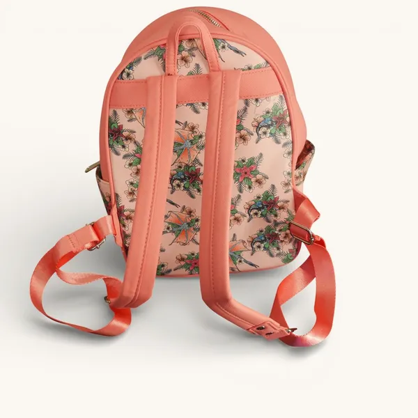 Loungefly Stranger Things Floral Mini Backpack Pink‎ Netflix - Image 2