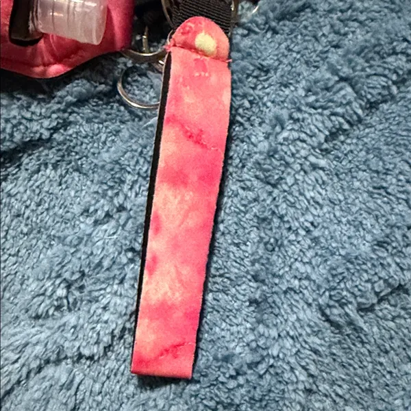 Handmade Floral Leopard Print With Pink Marbled‎ KeyChain Set & Accessories - Image 4