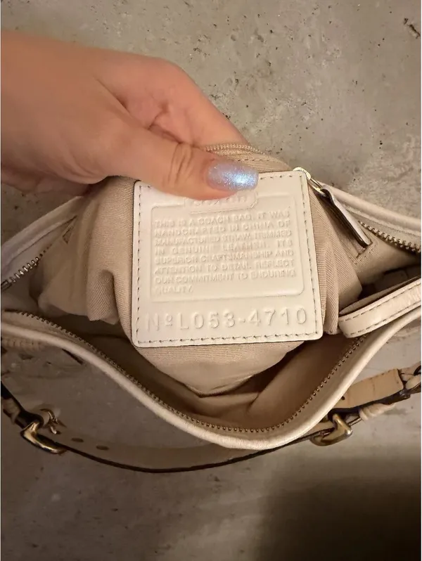 Vintage Coach Soho Angora Straw Hobo Bag 2005 - Image 4