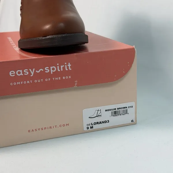 Easy‎ Spirit Size-9 M Women's Lorand Brown Block Heel Casual Booties - Image 2
