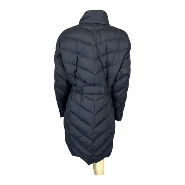 DKNY Navy puffer down 3/4 length coat with belt size 2x * - Image 8