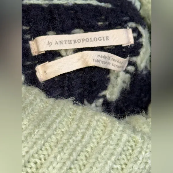 Anthropologie‎ Fair Isle Turtleneck Tunic Sweater - Image 4