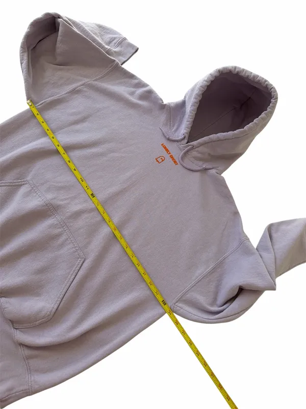 Lonely Ghost Sweatshirt Hooded Lilac Text Me When You Get Home - Image 3