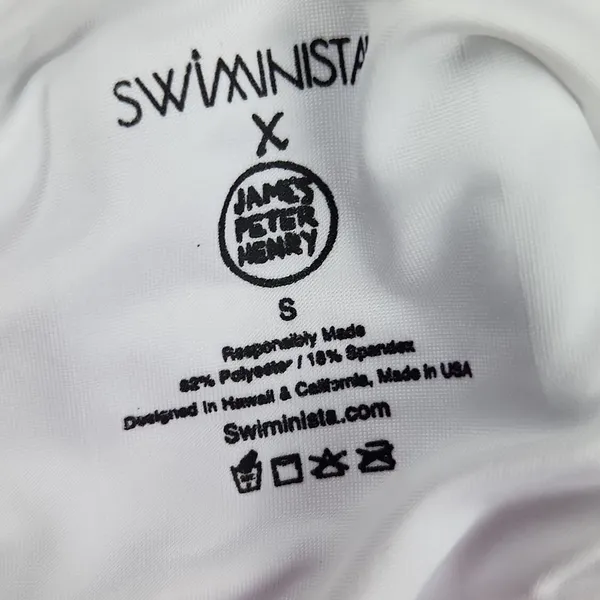 Swiminista x James Peter Henry 40B‎ Wise Bottom Beach Activities Print NWT Small - Image 3