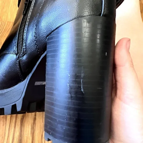 Bamboo Combat Glam Boots‎ - Black - size 10 - Image 4