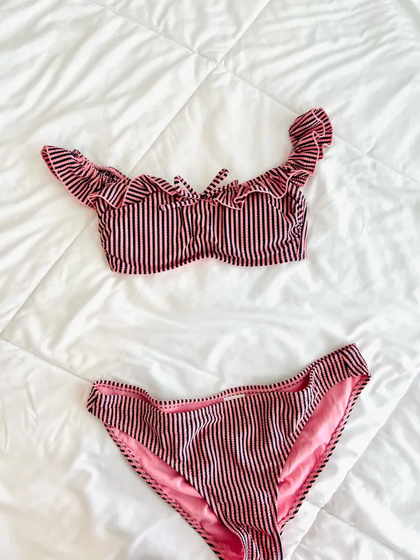 Xhilaration Adorable striped bikini set - Image 3