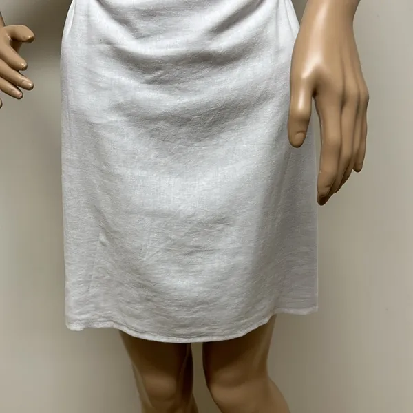 NWOT Abercrombie & Fitch White Open Back Halter Mini Dress - Image 5
