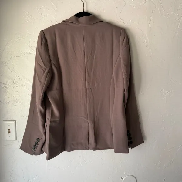 Spanx The Perfect Blazer Women’s M Brown Stretch‎ Jacket Career NWT - Image 2