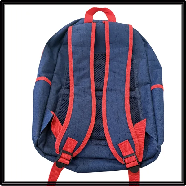 Atlanta Braves Youth Backpack MLB Stadium Giveaway Kids Book Bag Navy Never Used - Image 2
