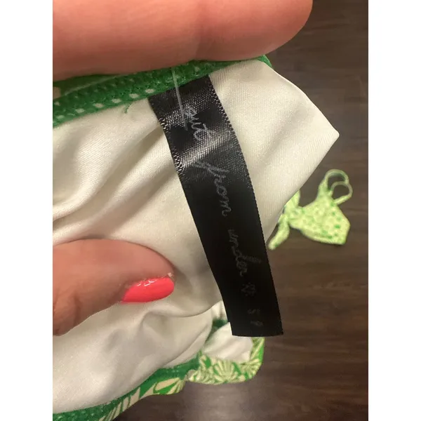 Urban Outfitters Out From Under‎ Green Checkered Daisy Bikini Set - Size S - Image 2
