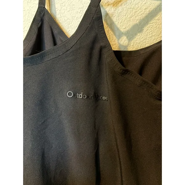 Outdoor Voices Athletic Dress Black Size Small Built-In Bra Liner Strappy Back - Image 5