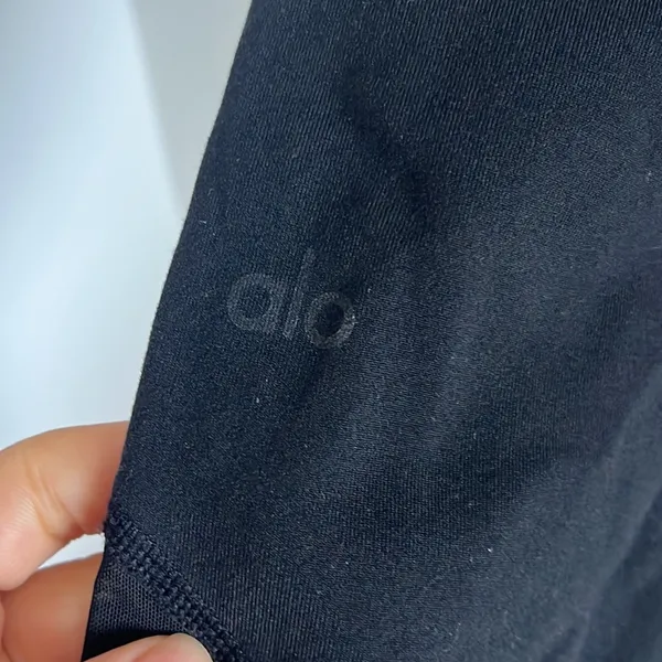 Alo Moto Style Active Legging Mesh Detailing Black Small - Image 6