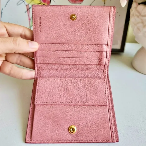 Limited Edition Floral Compact Leather Wallet - Image 6