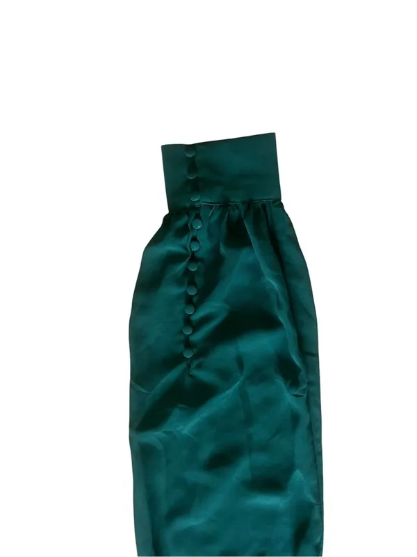 Lulus My Whole Heart Emerald Green Long Sleeve Wrap Dress | XLarge NWT - Image 3