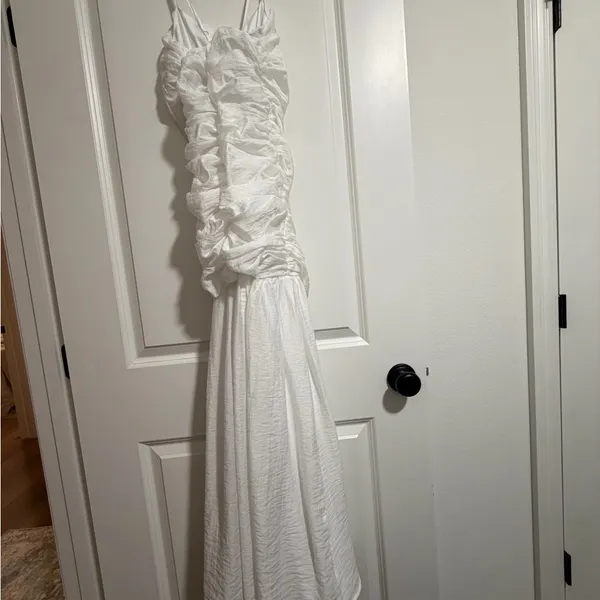 Lulu's White Strapless Maxi Dress - Image 10