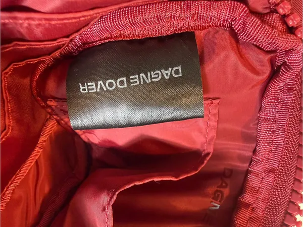 Sephora x Dagne Dover Neoprene Belt‎ Bag Crossbody Burgundy Adjustable Strap - Image 9