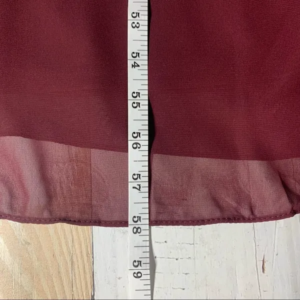 Bill Levkoff Chiffon A Line Gown Size 2 - Image 7