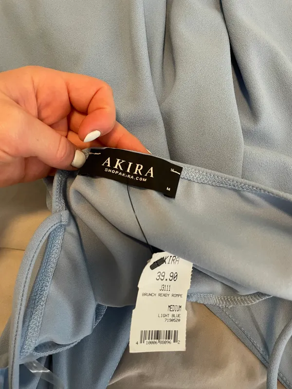 Akira Light Blue Romper - Image 5