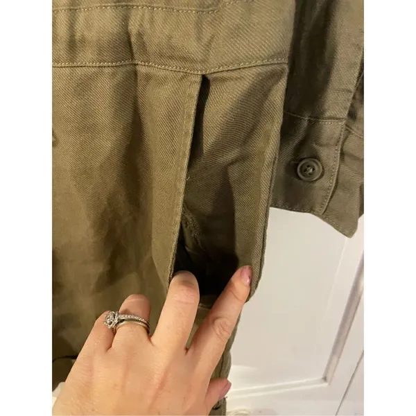 Aerie NWT green utility romper size xs - Image 6