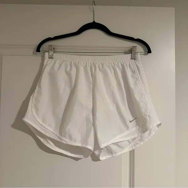 Nike Women's Athletic Shorts in White - Image 2