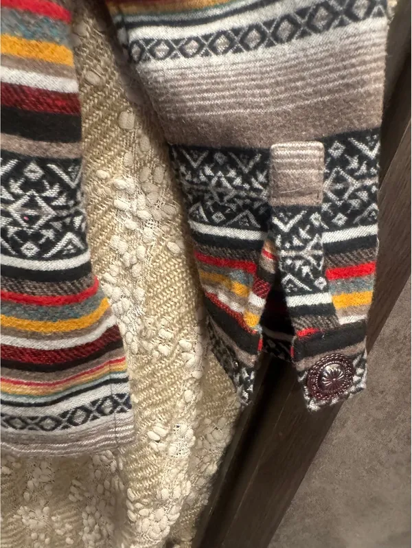 Cruel Girl Cruel Denim Women's Serape Stripe Western Aztec Quilted-Lined Jacket/Coat Size S - Image 9