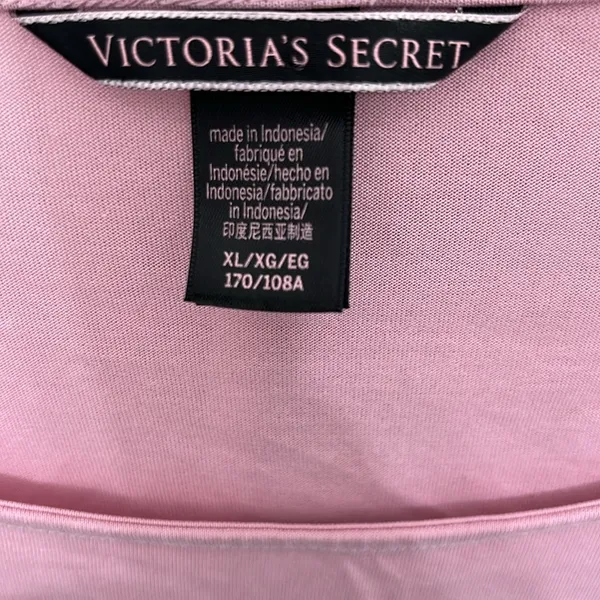 Victorias Secret Baby Light Pink Wrap Tie Crop Top‎ Ribbed Balletcore Size XL - Image 4